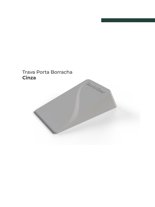 Trava porta Borracha Cinza - Comfortdoor