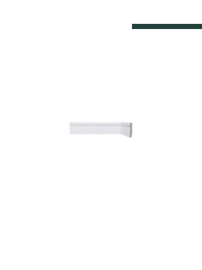 Rodapé Lev 52 Branco – 5cm - Barra - Santa Luzia