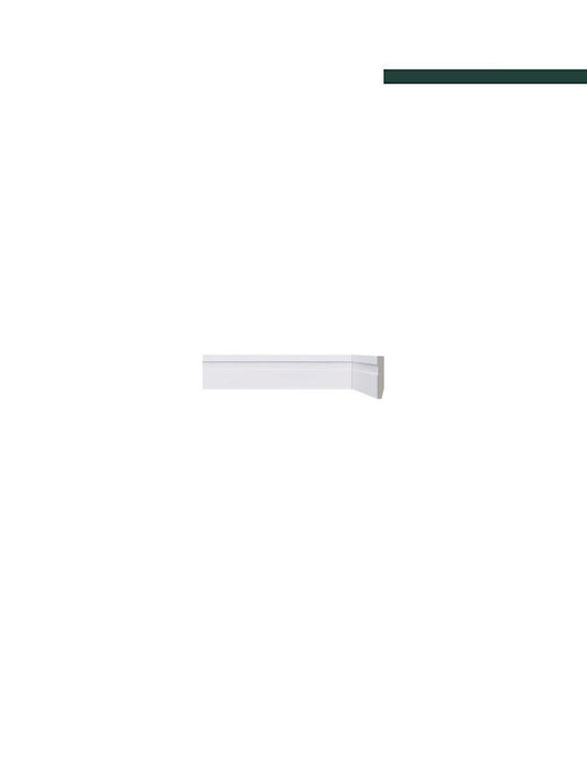 Rodapé Lev 52 Branco – 5cm - Barra - Santa Luzia